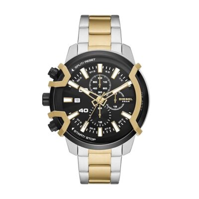 Diese_l 5Bar quartz stainless steel chronograph watch dz4573)