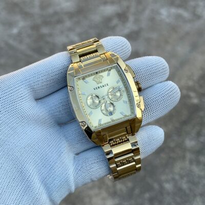 Versace Gold Square Chain Reaction