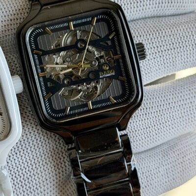 Rad_o True Square Black Auto Open Heart
