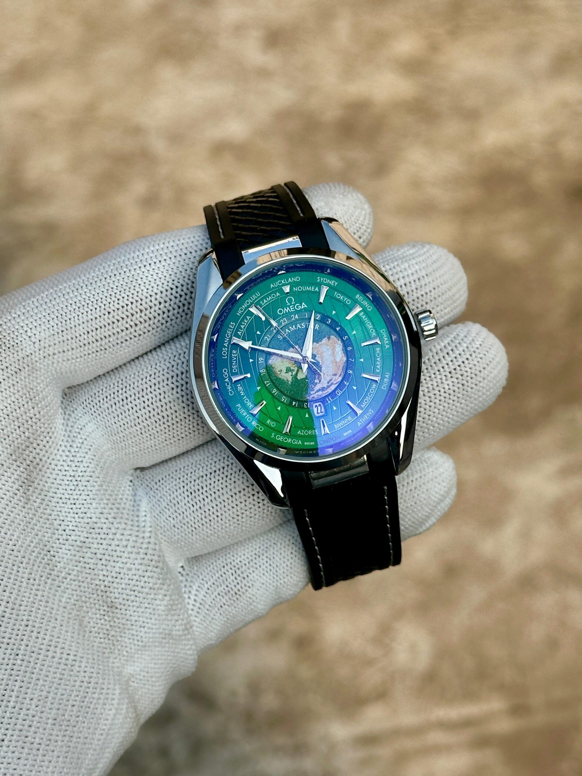 Omeg_a Seamaster Black Green - Image 3