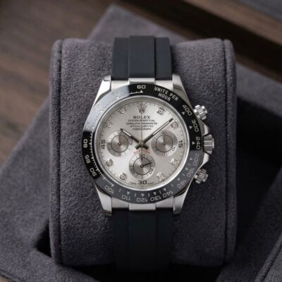 Role_x Daytona Silver Black Silver Dial 144