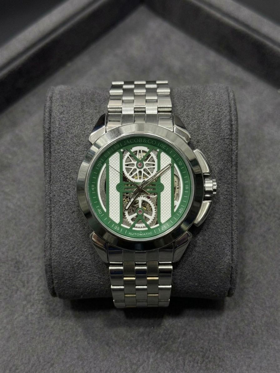 Jacob&Co Silver Green Dial Automatic 217