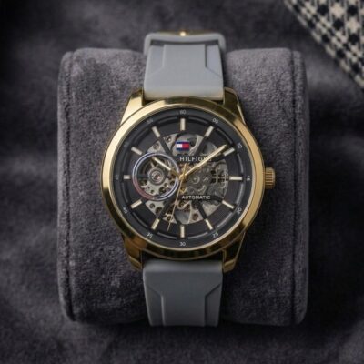 Tommy_Hilfiger Premium Automatic Silicon Grey 239