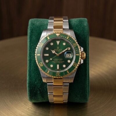 Role_x Oyster Perpetual Submarine 2Ton-Gold-Green 241
