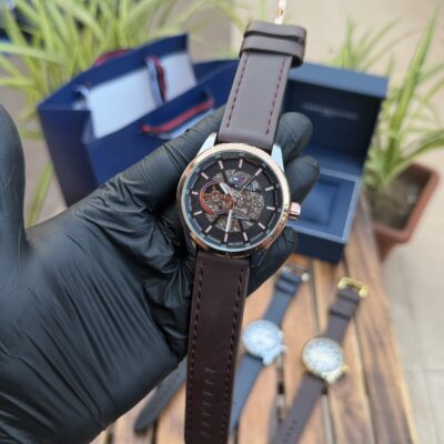 Tomm y Hilfiger Leather Belt Automatic