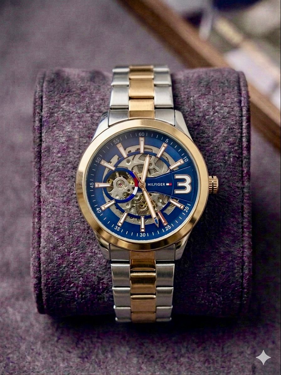 Tommy_Hilfiger Automatic Skeleton 2 Tone 295