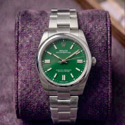 Role_x Oyster Perpetual Silver Green 326