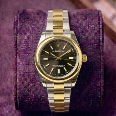 Role_x Oyster Perpetual 2 Tone Black 330